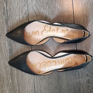 Sam Edelman Black Pointed Flats 7.5